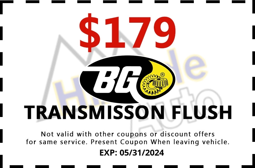 $179 Coupon BG Transmission Flush